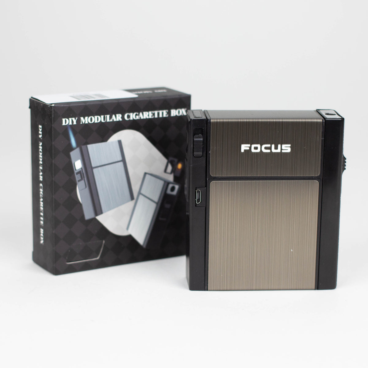 3-in-1 Multifunctional compressive moisture-proof 20 Cigarette box wit —  Bong Outlet Canada
