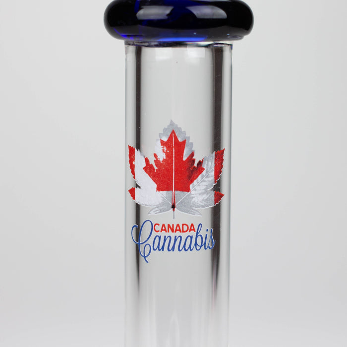 7" Zoom Glass Bong with Bowl [AK050] Glass Bong Canadian Distributor Design A