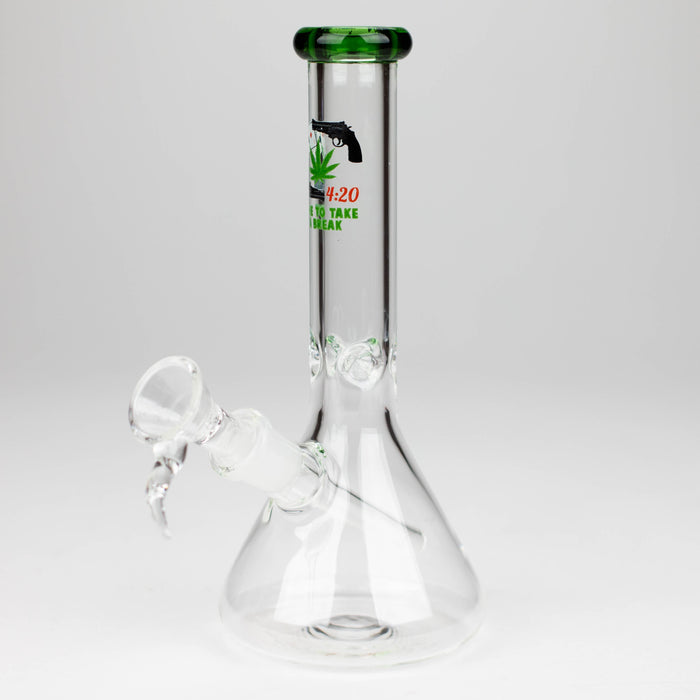 7" Zoom Glass Bong with Bowl [AK050] Glass Bong Canadian Distributor