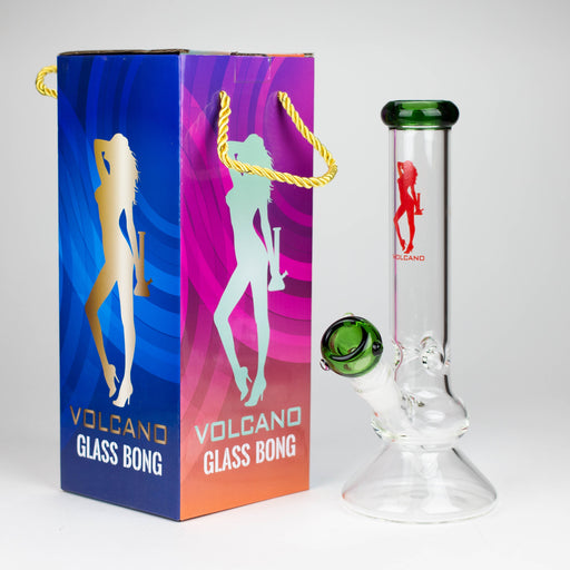 Volcano | 10" Glass Bong with Bowl [AK2034] Glass Bong Canadian Distributor