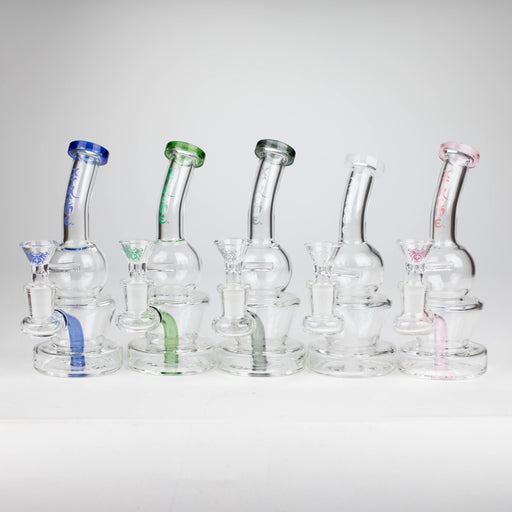 Xtreme | 6.9" Glass 2-in-1 bubbler [DCK010] Glass Bong Canadian Distributor