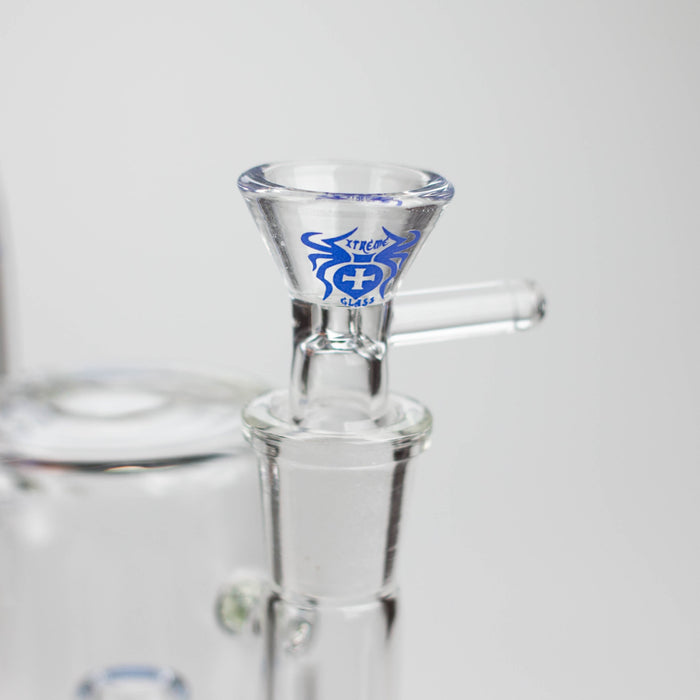 Xtreme | 7" Glass 2-in-1 bubbler [DCK013] Glass Bong Canadian Distributor