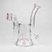 Xtreme | 7" Glass 2-in-1 bubbler [DCK013] Glass Bong Canadian Distributor Pink