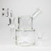 Xtreme | 5" Glass 2-in-1 bubbler [DCK005] Glass Bong Canadian Distributor White