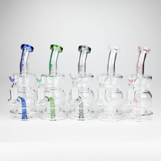 Xtreme | 6.7" Glass 2-in-1 bubbler [DCK006] Glass Bong Canadian Distributor