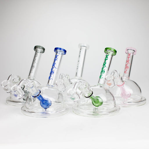 Xtreme | 5.7" Glass 2-in-1 bubbler [DCK007] Glass Bong Canadian Distributor
