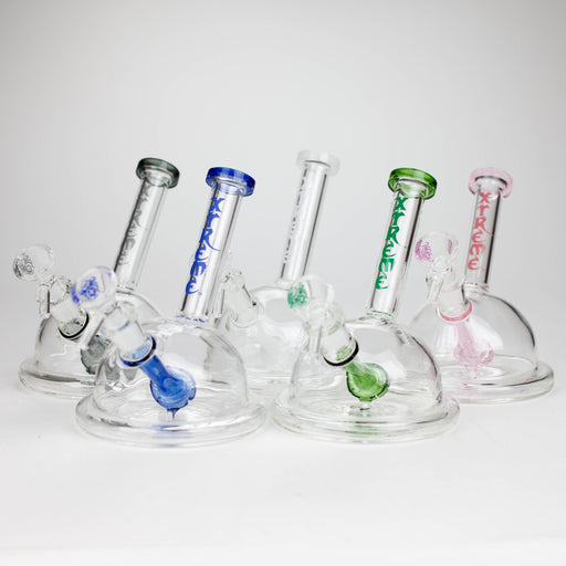 Xtreme | 5.7" Glass 2-in-1 bubbler [DCK007] Glass Bong Canadian Distributor