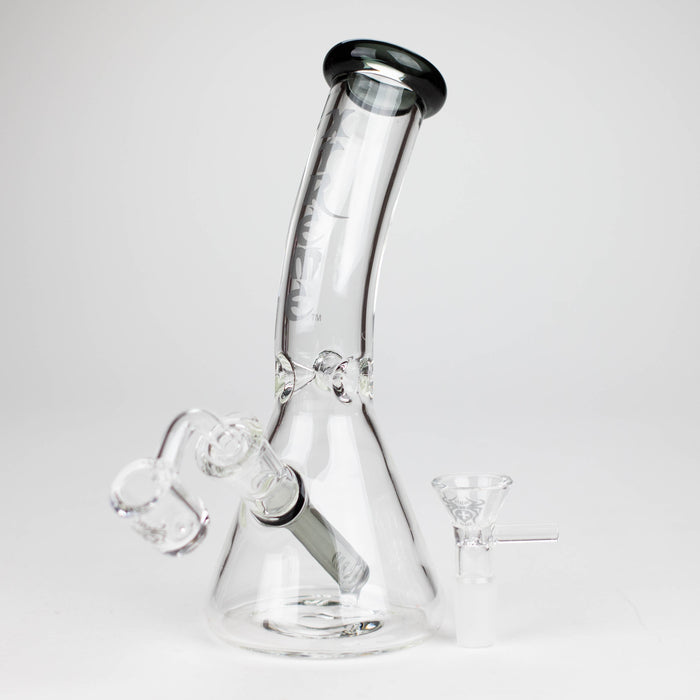 Xtreme | 7.5" Glass 2-in-1 bubbler [DCK008] Glass Bong Canadian Distributor Charcoal Black
