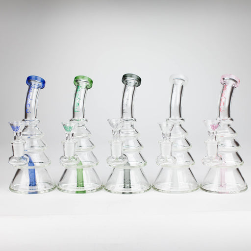 Xtreme | 7" Glass 2-in-1 bubbler [DCK009] Glass Bong Canadian Distributor