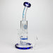 Xtreme | 8" Dual Functions rig with quartz banger [AK908] Glass Rig Canadian Distributor Blue