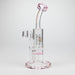 Xtreme | 8" Dual Functions rig with quartz banger [AK908] Glass Rig Canadian Distributor Pink