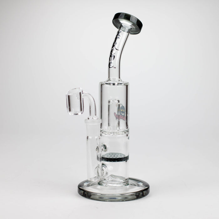 Xtreme | 8" Dual Functions rig with quartz banger [AK908] Glass Rig Canadian Distributor T-Black