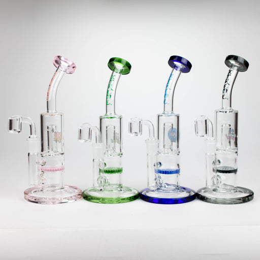 Xtreme | 8" Dual Functions rig with quartz banger [AK908] Glass Rig Canadian Distributor