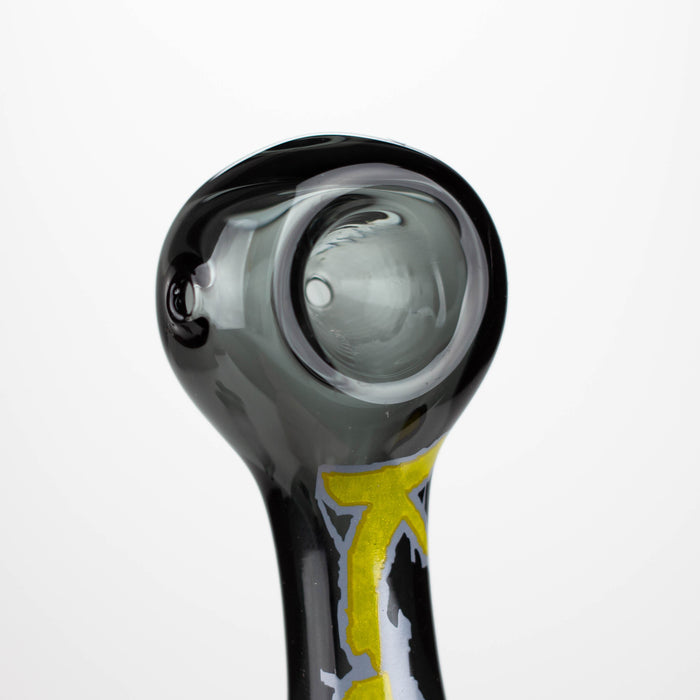 Kush | 4.5" durable thick wall glass pipe [H26] Glass Pipe Canadian Distributor