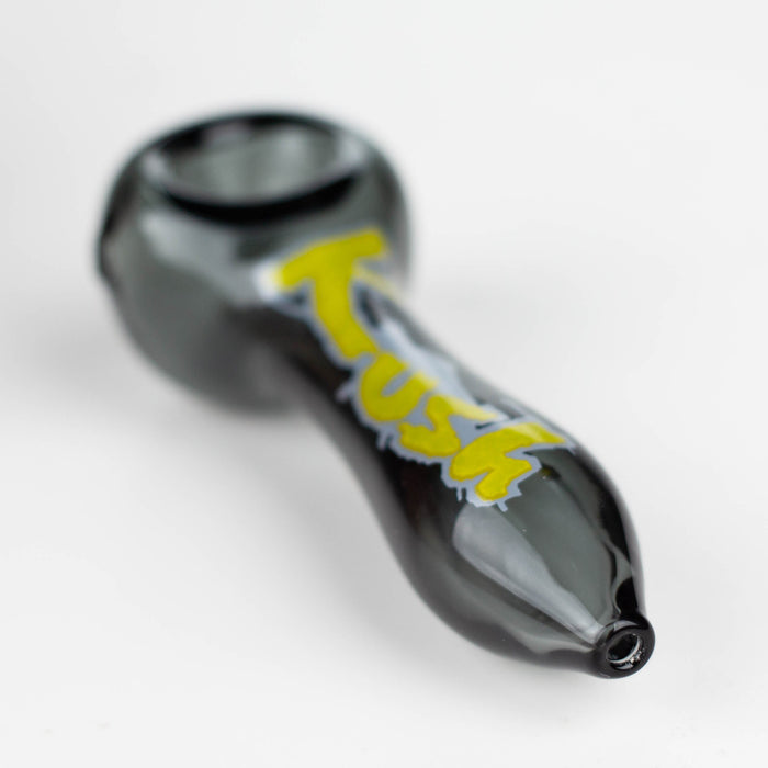 Kush | 4.5" durable thick wall glass pipe [H26] Glass Pipe Canadian Distributor