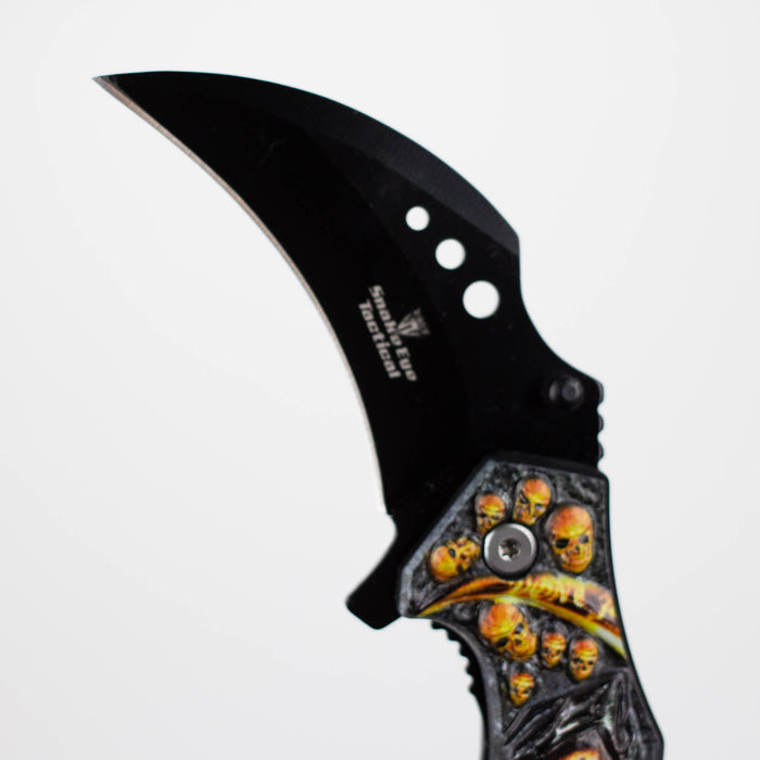 Snake Eye | Skull Design folding Karambit 3 " Blade [SE-12990] Folding Knife BB Canada