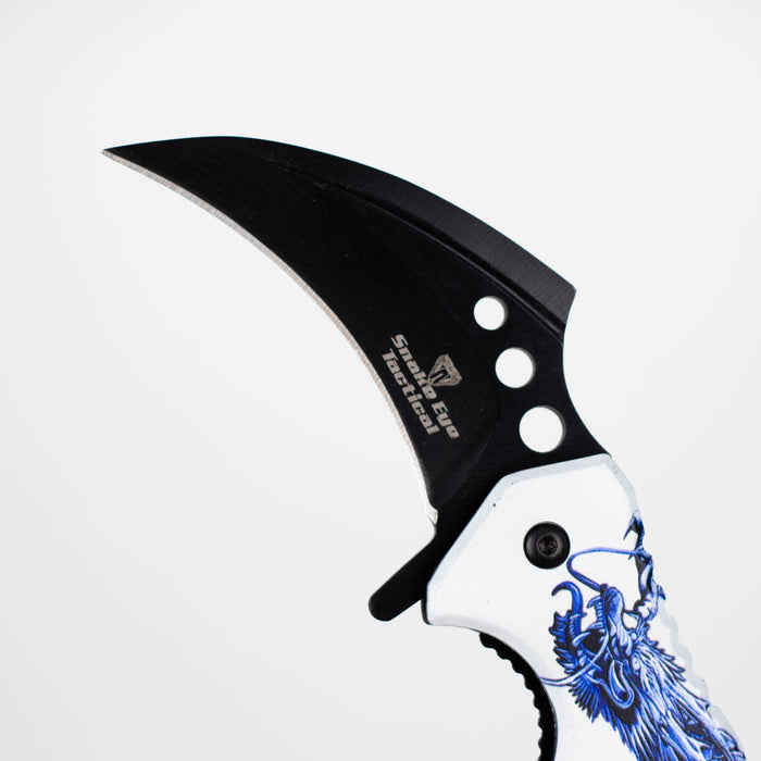Snake Eye | Dragon Design folding Karambit 3 " Blade [SE-1111S] Folding Knife BB Canada