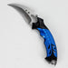 Snake Eye | Folding Karambit 3 " Blade [SE-1257] Folding Knife BB Canada Blue