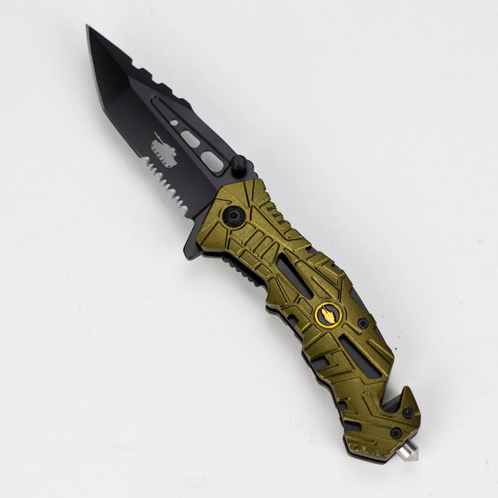 Snake Eye | Outdoor rescue hunting knife [SE-5269] Folding Knife BB Canada Green