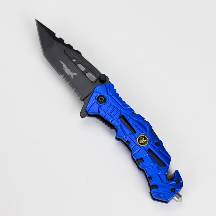 Snake Eye | Outdoor rescue hunting knife [SE-5269] Folding Knife BB Canada Blue