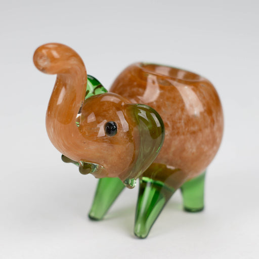 Elephant shape insideout pipe small [PIP185] Glass Pipe NIBO Distribution
