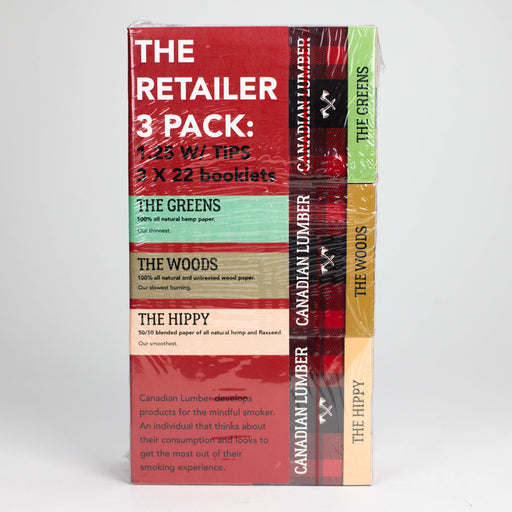 Canadian Lumber | Retailer 3 Pack-1-1.4" with tips 1 - 1/4" Size Canadian Lumber