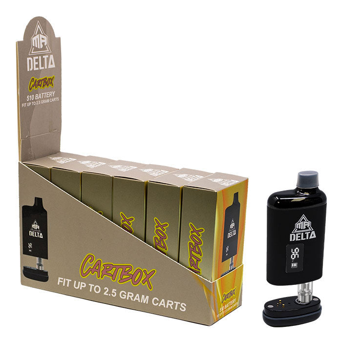 Mr. Delta | 510 Thread Battery Cartbox 6-CT 510 Battery Super Supplys Inc