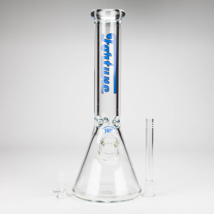 Fortune | 14" 9mm Beaker Glass Bong Glass Bong Super Supplys Inc