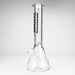 Fortune | 14" 9mm Beaker Glass Bong Glass Bong Super Supplys Inc Black