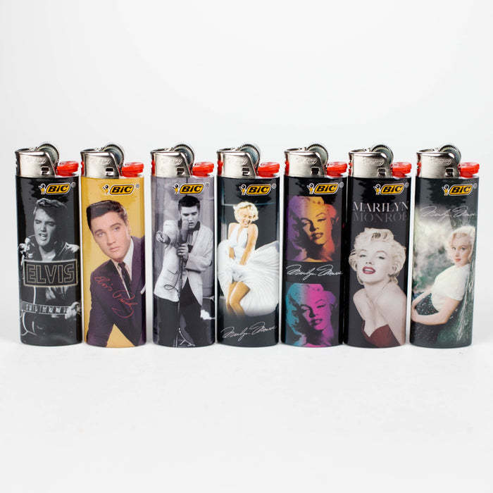 Bic Regular Lighter [ Icons ] - Display of 50 Lighter ONE