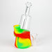 Fortune | 6-½" Angled Silicone Detachable Pipe Resin · Silicone · Plastic Bong Super Supplys Inc