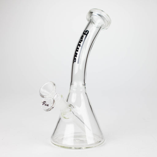 Fortune | 8" Bong With Slider Glass Bong Super Supplys Inc Black