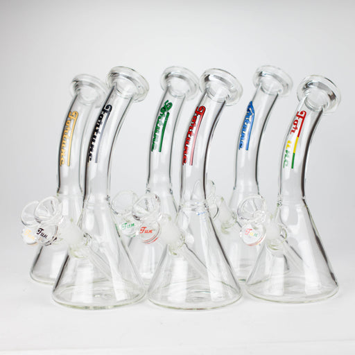 Fortune | 8" Bong With Slider Glass Bong Super Supplys Inc