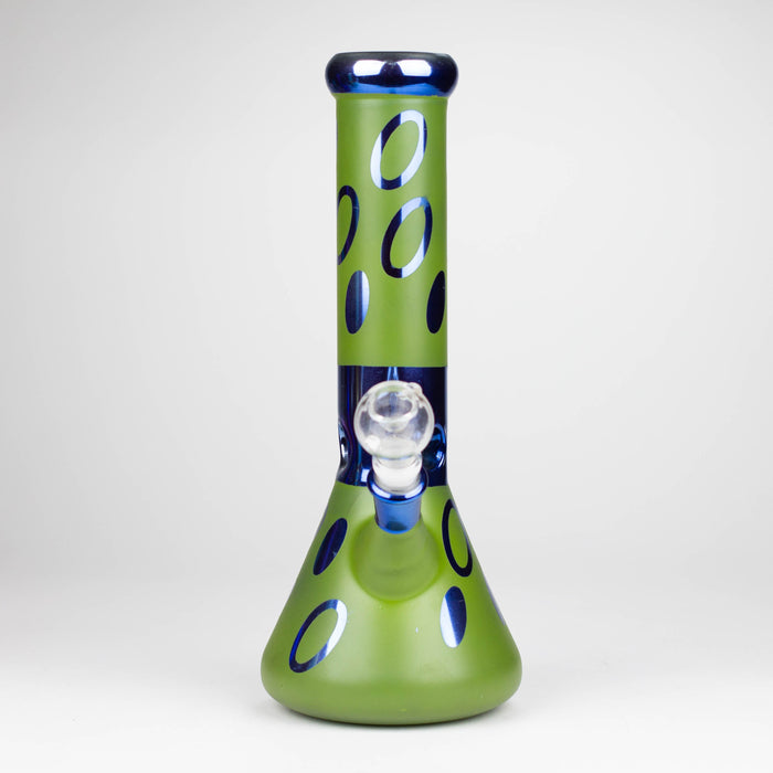 12" Green Base Blue Rings Glass Water Bong Glass Bong THEBOOMBOXCLUB Canada