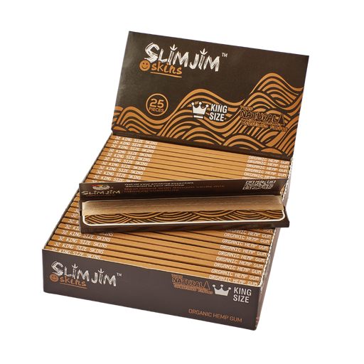 Slimjim | Natural King Size Skins Box of 25 King Size SLIMJIM