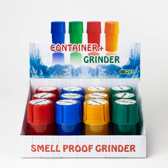 Mr Chopper Smell proof Ginder Box of 12 Display Pack NIBO Distribution