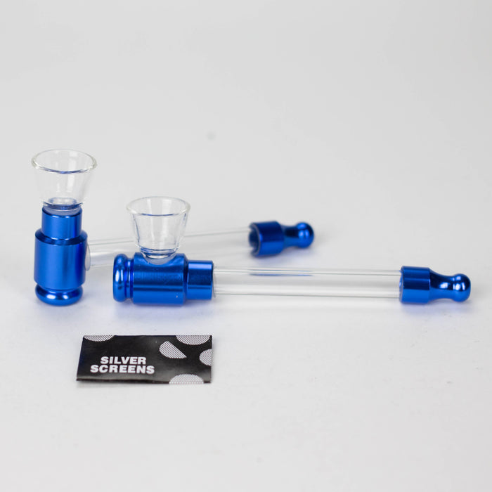 2-in-1 Glass Pipe with Screen Box of 12 Glass Pipe NIBO Distribution