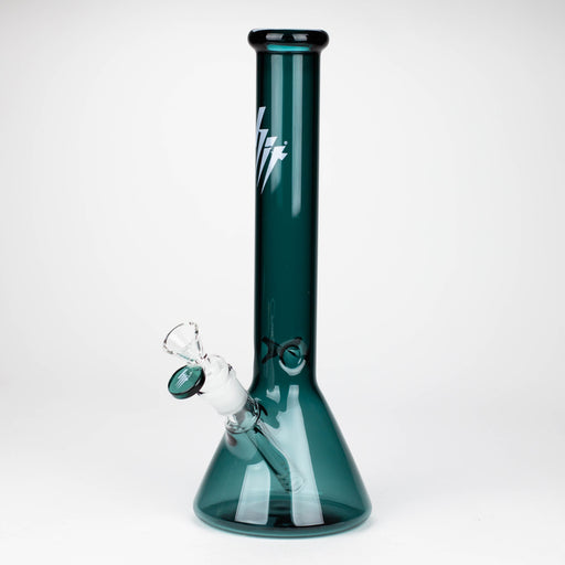 HIT | 12" Color Glass Water Pipe Glass Bong NIBO Distribution Teal