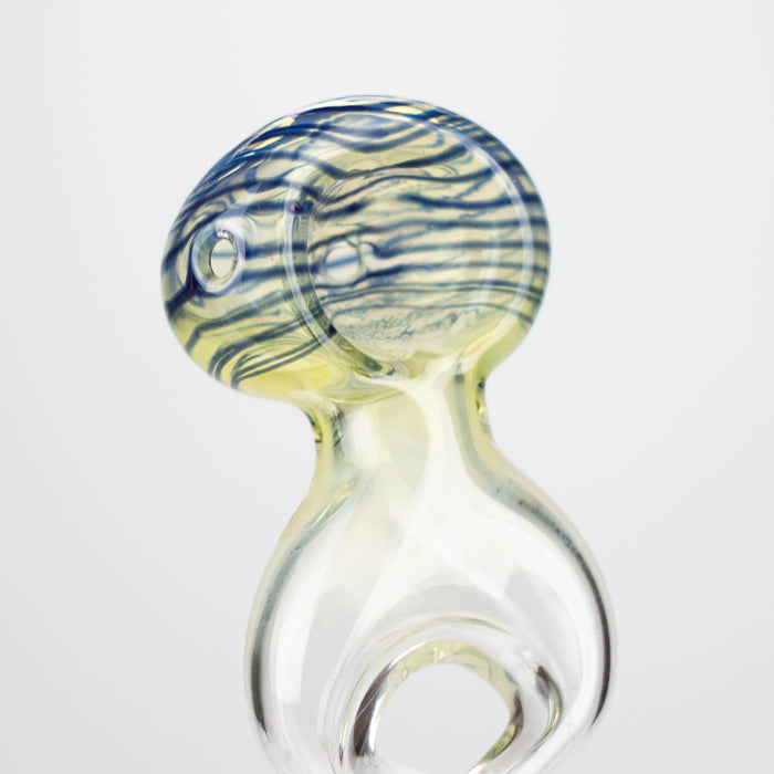 4" Color change Twist Single Outside Pipe Glass Pipe NIBO Distribution