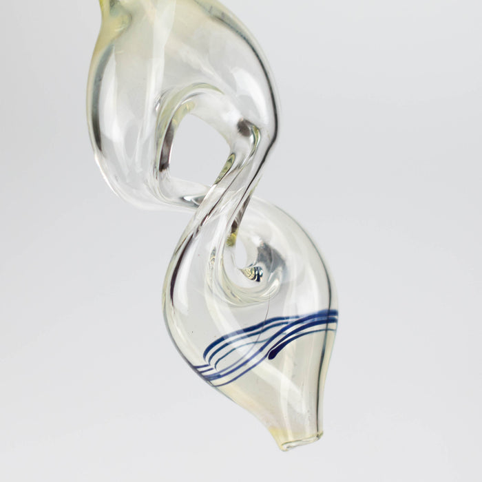 4" Color change Twist Single Outside Pipe Glass Pipe NIBO Distribution