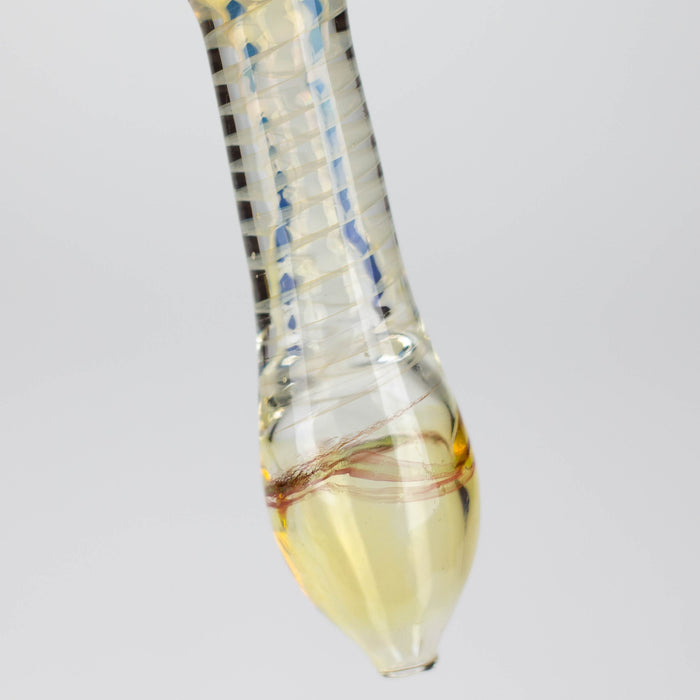 4" Color change Single Outside Pipe Glass Pipe NIBO Distribution