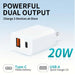 Dual Output USB-C + USB-A Charger Adapter Super Supplys Inc