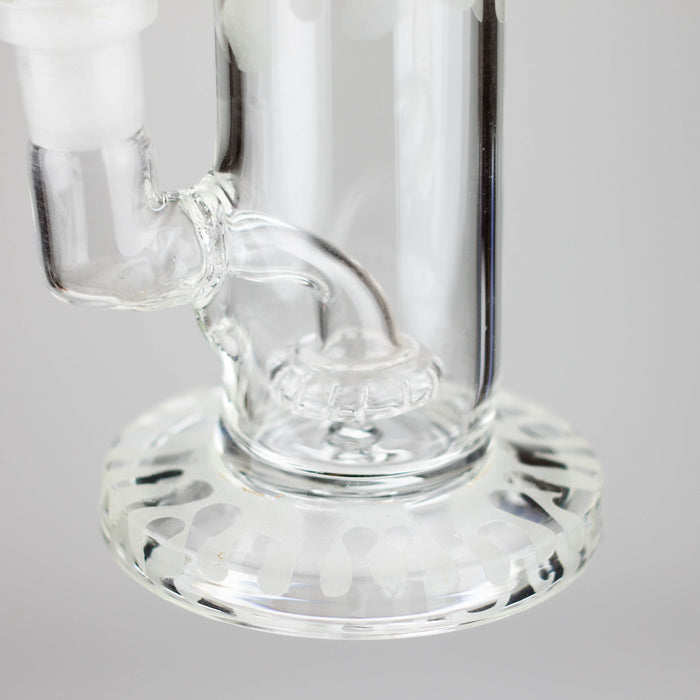 8" Glow in Dark Lamp glass water bong Glass Bong Bongzie Smokes