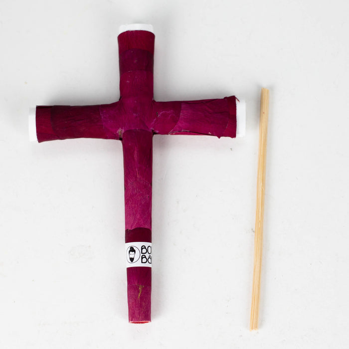 Bong Baba | Red Rose Cross Display of 10 Pre-rolled Cone (Display Pack) Bong Baba