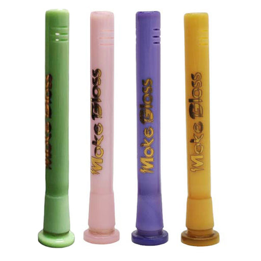 6" Milk Color Downstem Downstem · Bowlstem Super Supplys Inc