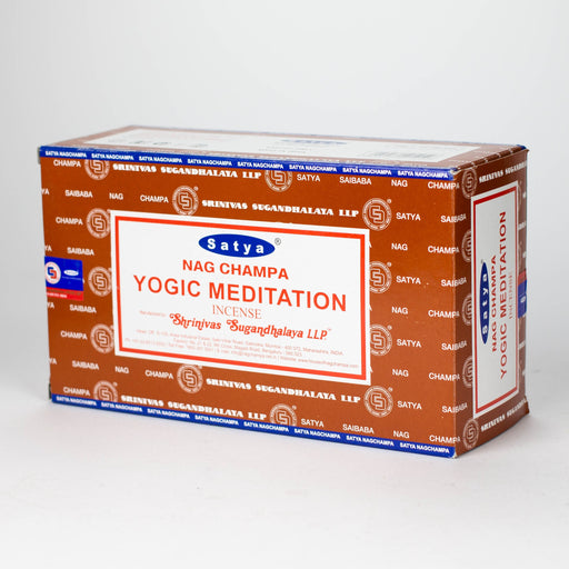 Satya | Nag Champa 15g Box of 12 Incense Bongzie Smokes Yogic Meditation