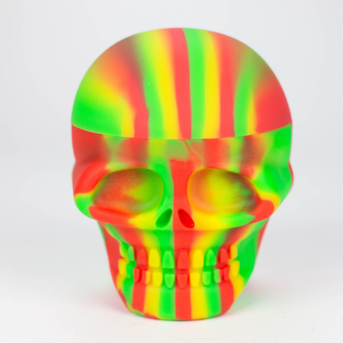 Skull Silicone Stash JAR - 500ml - Assorted Jar YHS Smoke