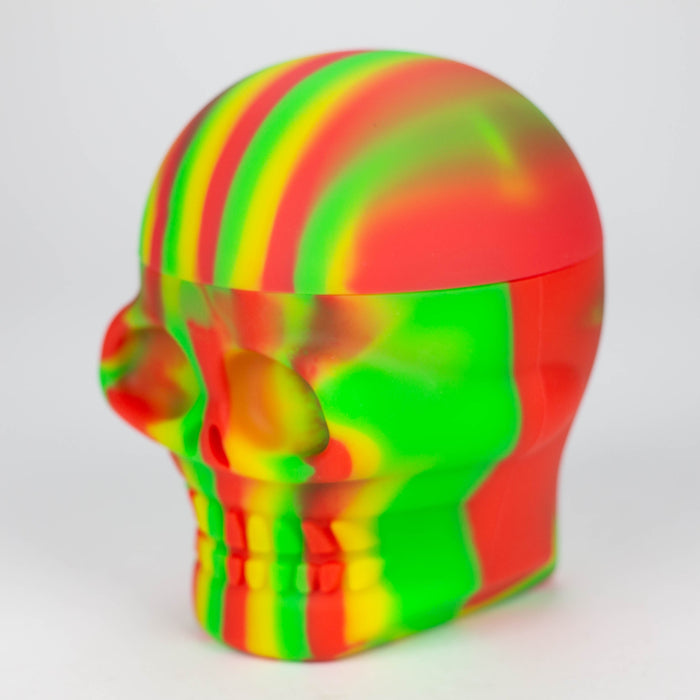 Skull Silicone Stash JAR - 500ml - Assorted Jar YHS Smoke