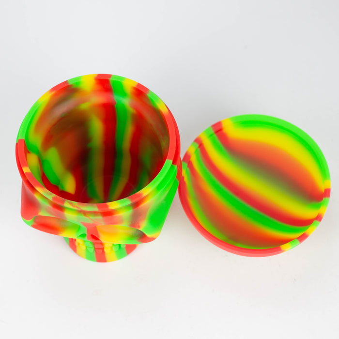 Skull Silicone Stash JAR - 500ml - Assorted Jar YHS Smoke
