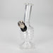 HIT | 5" miniature glass water bong with metal stem - Assorted Glass Bong NIBO Distribution